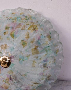 Multicolor Rainbow Murano Glass Ceiling Light, 1970s