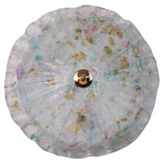 Multicolor Rainbow Murano Glass Ceiling Light, 1970s