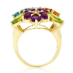 Multicolor Ring in 14k Yellow Gold