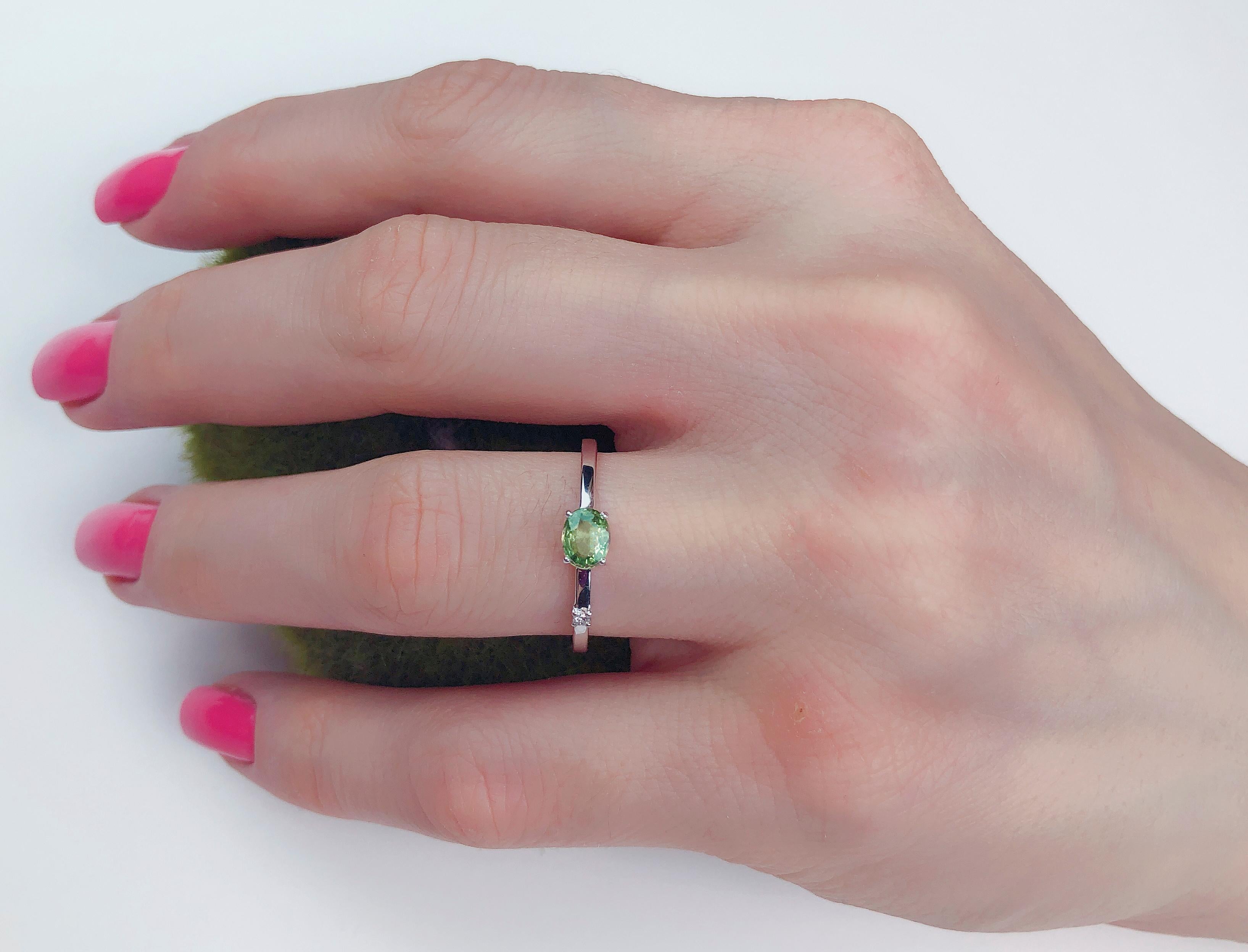 For Sale:  Multicolor sapphire 14k gold ring set. 2