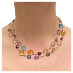 Collar Paradizia Multicolor de Piedras Semipreciosas