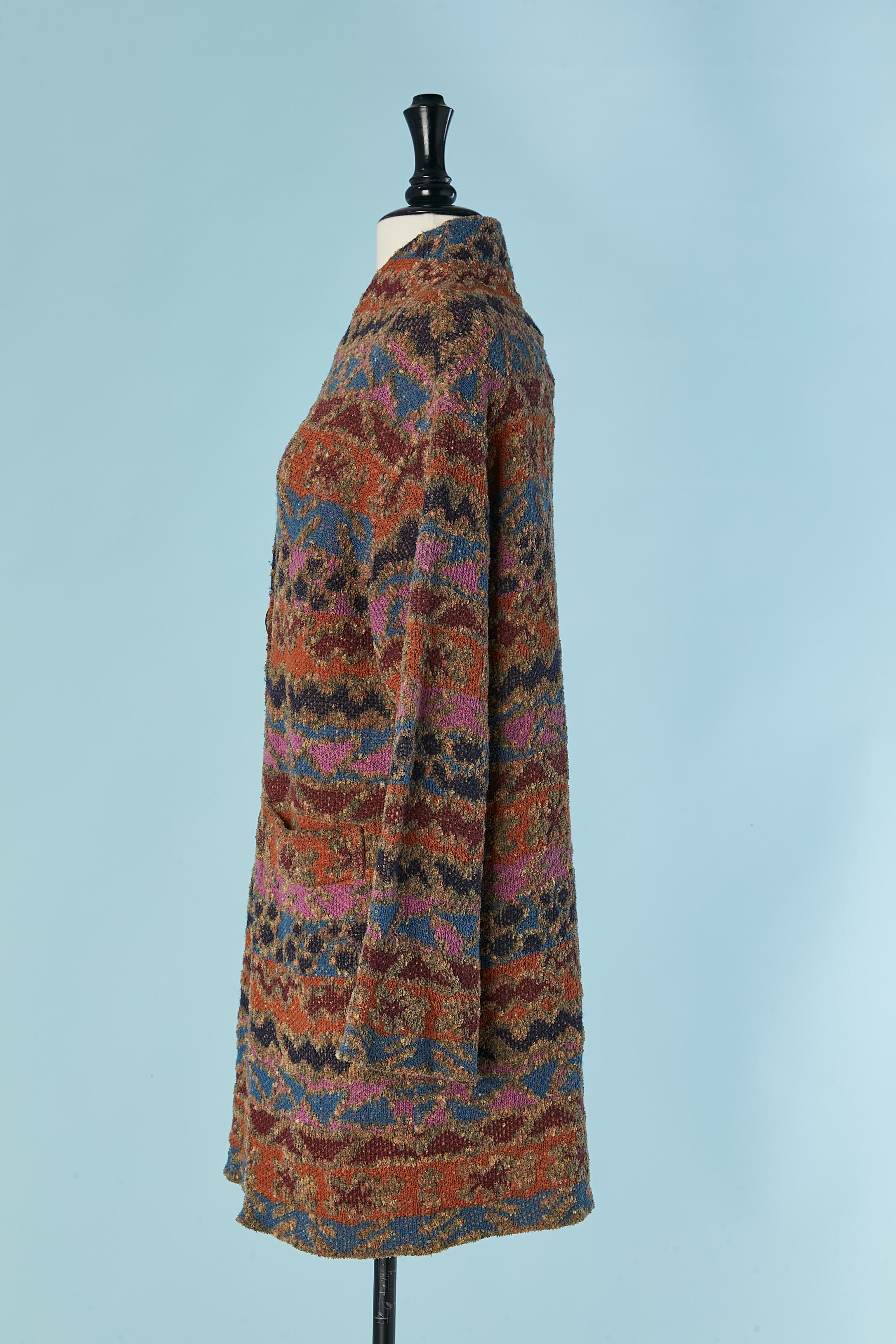 Multicolor single breasted coat MISSONI Sport For Sale 1