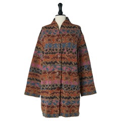 Multicolor single breasted coat MISSONI Sport