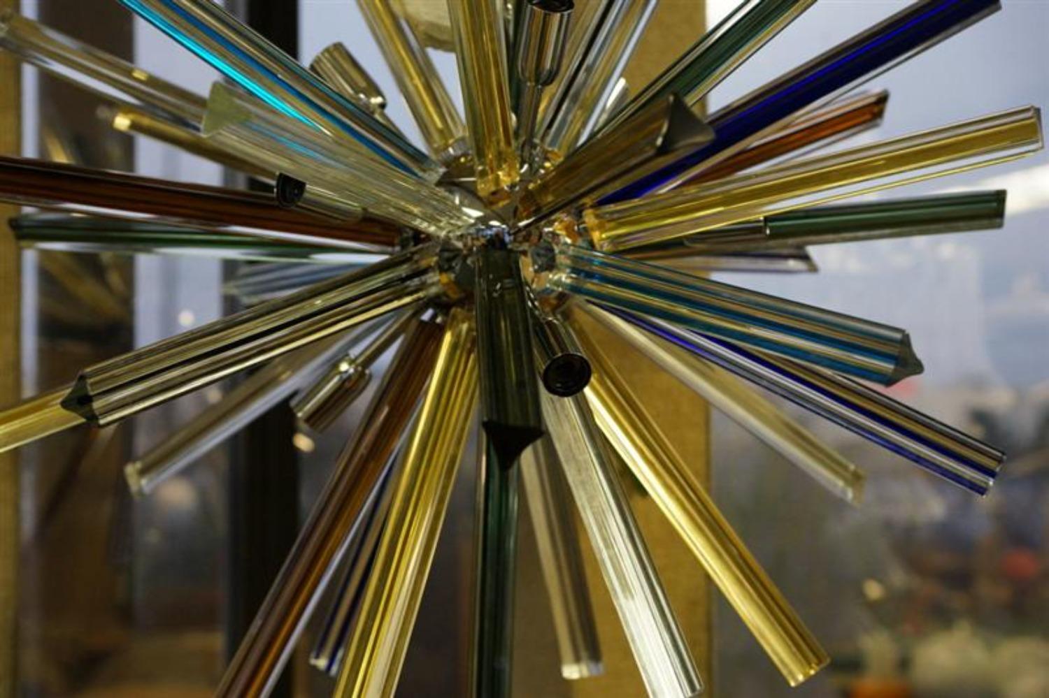 Multicolor Sputnik Chandelier For Sale 1