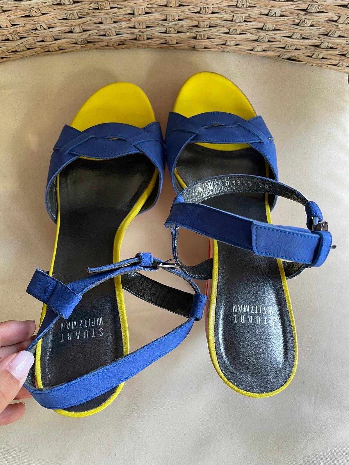 Chaussures compensées multicolores Stuart Weitzman Unisexe en vente