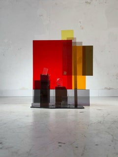 SCULTURA POST-MODERNA IN LUCITE DI PIERRE LAPARRA, Francia, 1970