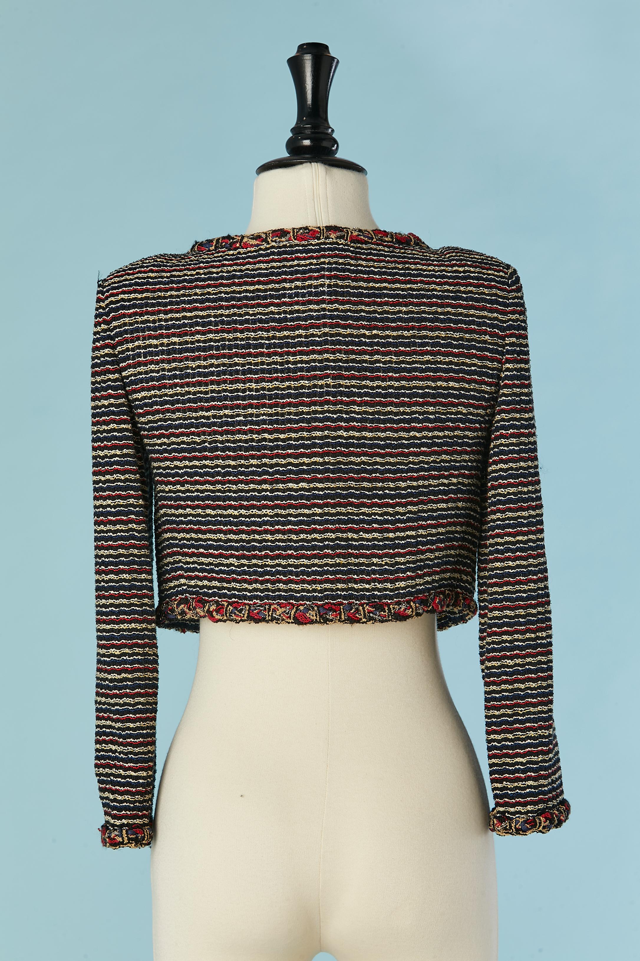 Multicolor tweed boléro jacket Chanel 2