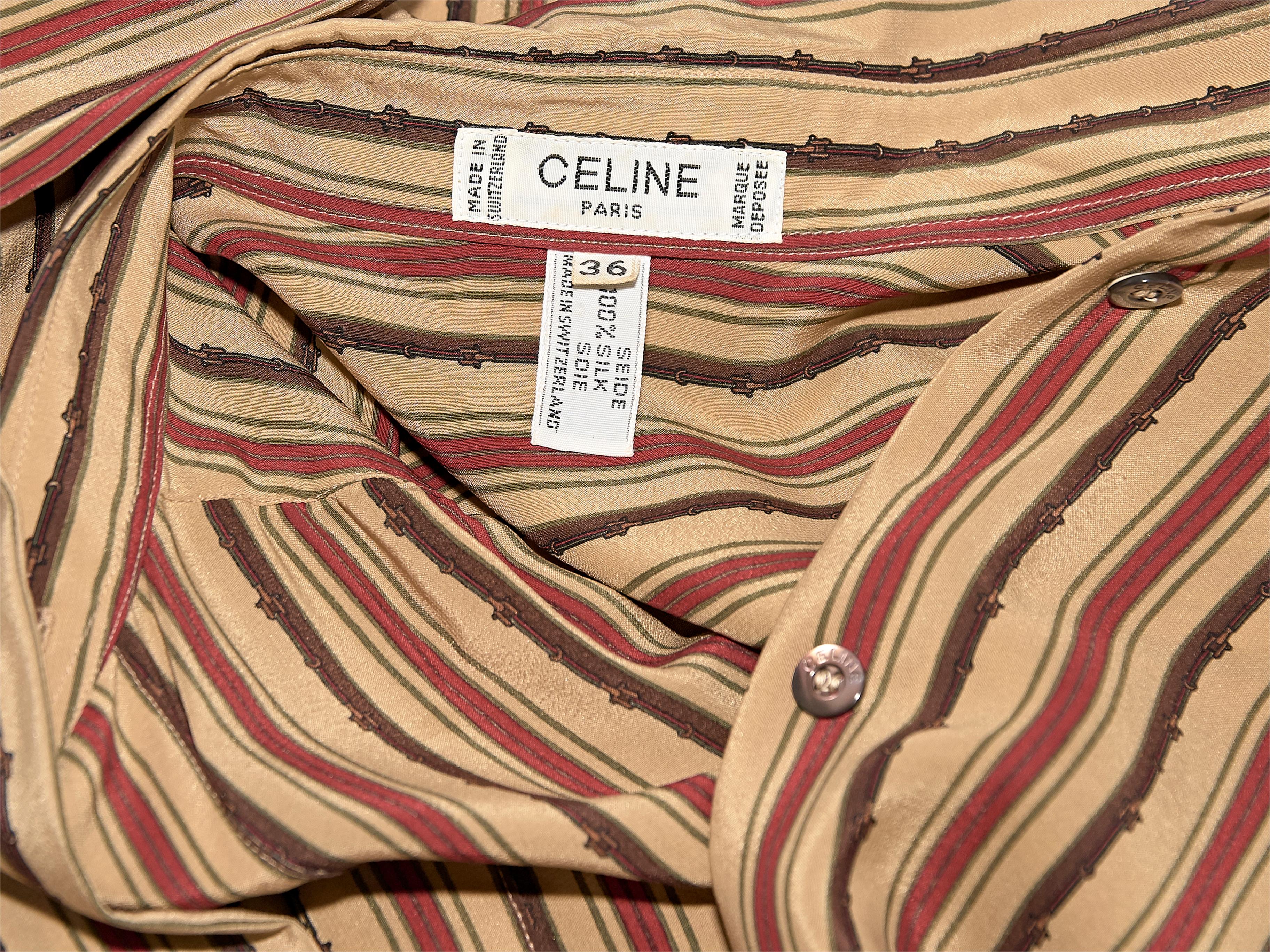 celine silk blouse