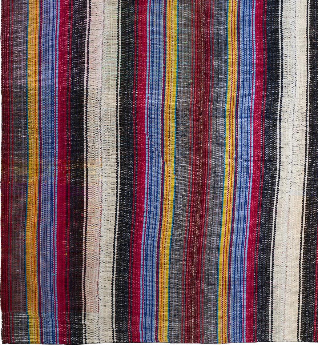 Multicolor Wolle Flachgewebe Teppich 11 ft x 14 ft , Zimmer Größe für Wohnzimmer im Angebot 1