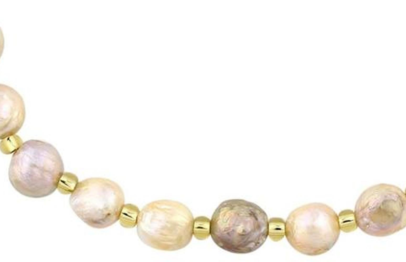 AJD ELEGANT Real Exquisite Multi-Color Natürliche Real Perlenkette Damen im Angebot