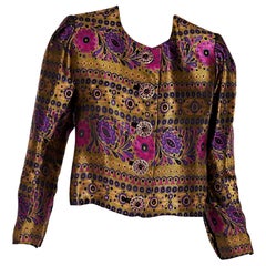 Multicolor Yves Saint Laurent Rive Gauche Evening Jacket 1990s