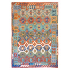 Kilim afghan multicolore