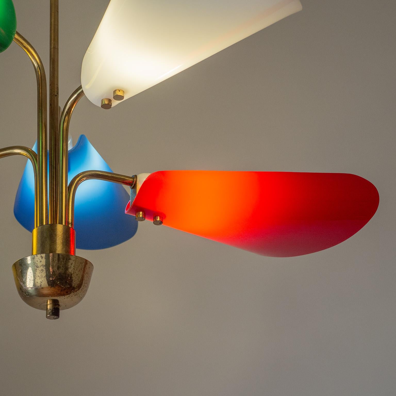 Multicolored Ceiling Light, circa 1960 For Sale 1