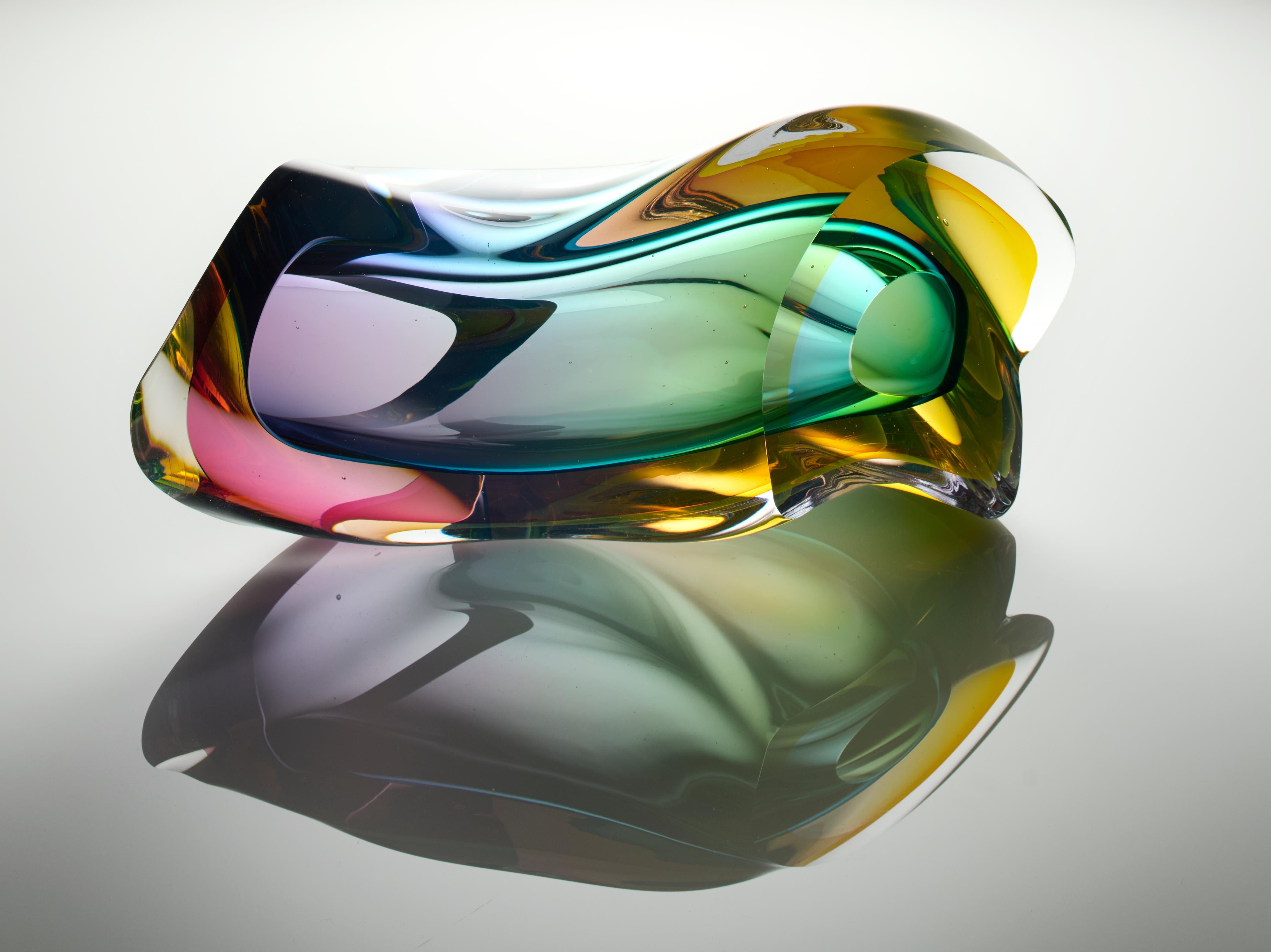 Centrotavola in vetro multicolore Contemporary, Tim Rawlinson In condizioni Nuovo in vendita a New York, NY