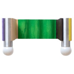 Multicolored Corrugation Lights Double Sconce by Theodora Alfredsdottir