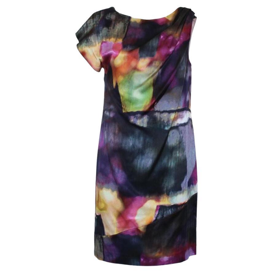 Escada Multicolored dress size 40 For Sale