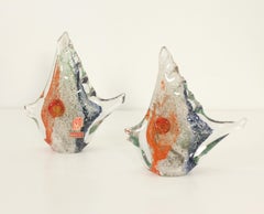 Multicolored Fish Sculpture by Stil Murano, Italy, 1950's