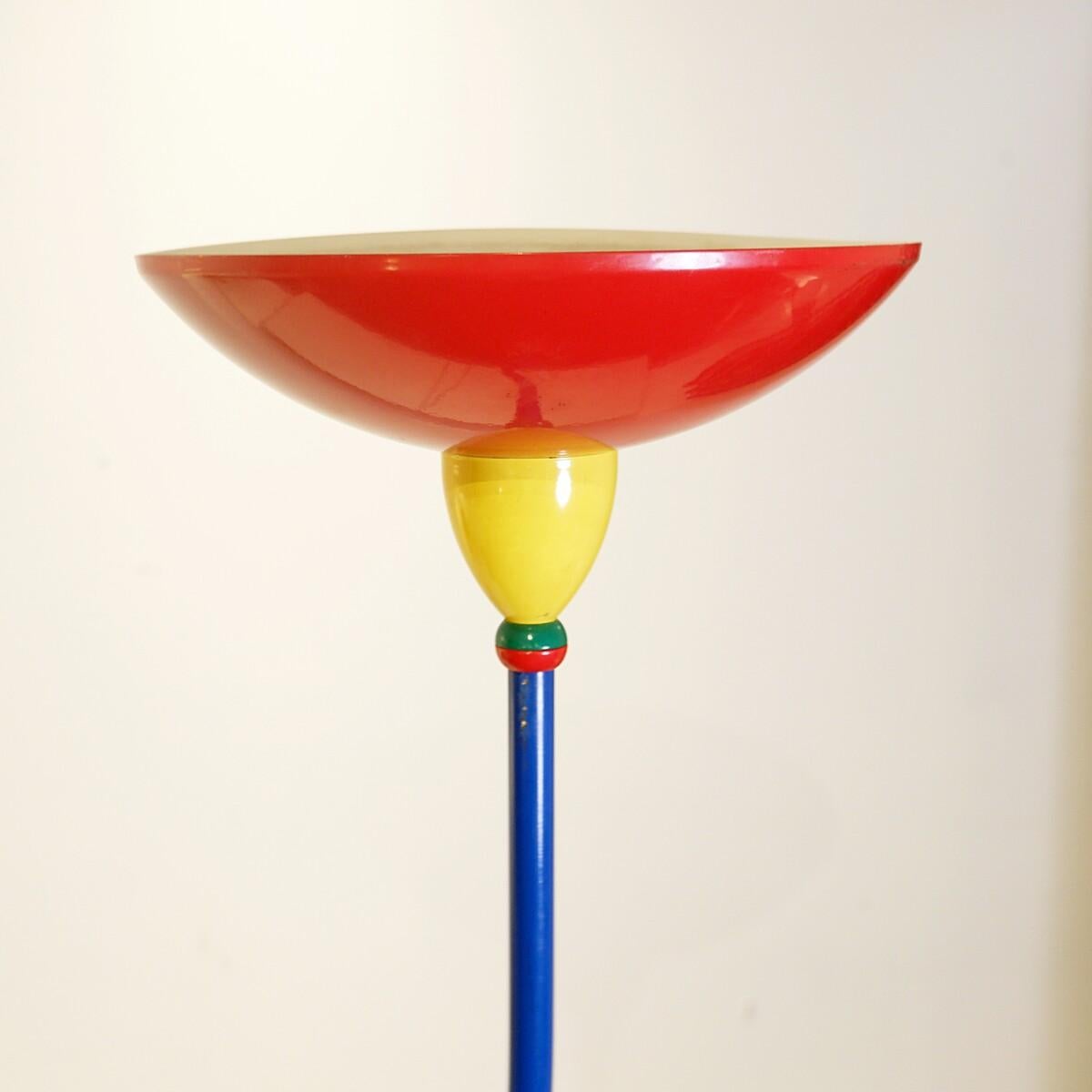 Lampade da terra multicolore in stile Memphis, anni '80 - 3 disponibili in vendita 8