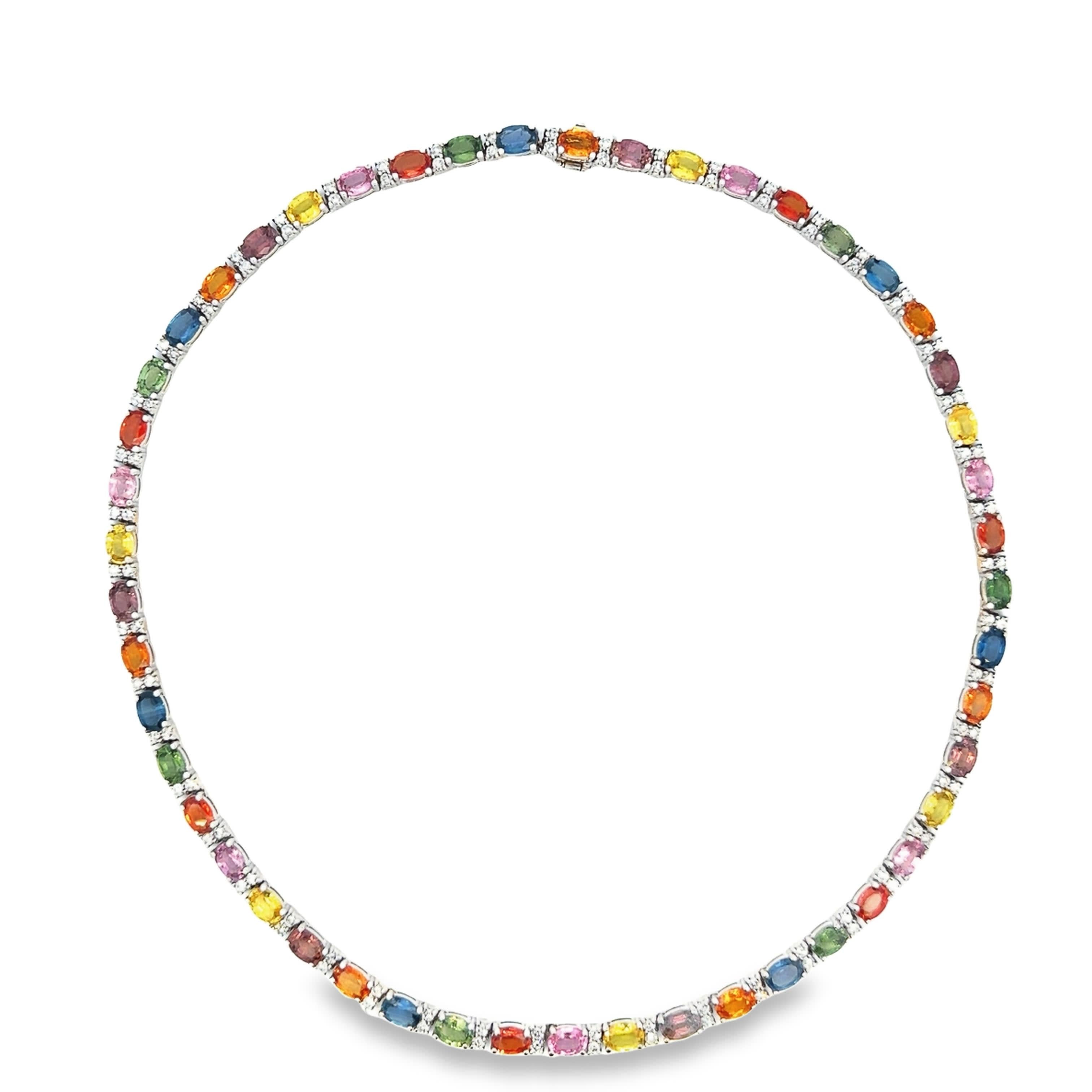 Multicolored Gemstone Necklace