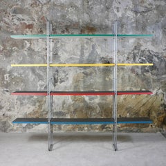 Multicolored "Guide" shelving unit by Niels Gammelgaard for Ikea, Sweden, 1985