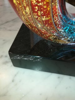 Multicolored Italian Modern Abstract Sculpture