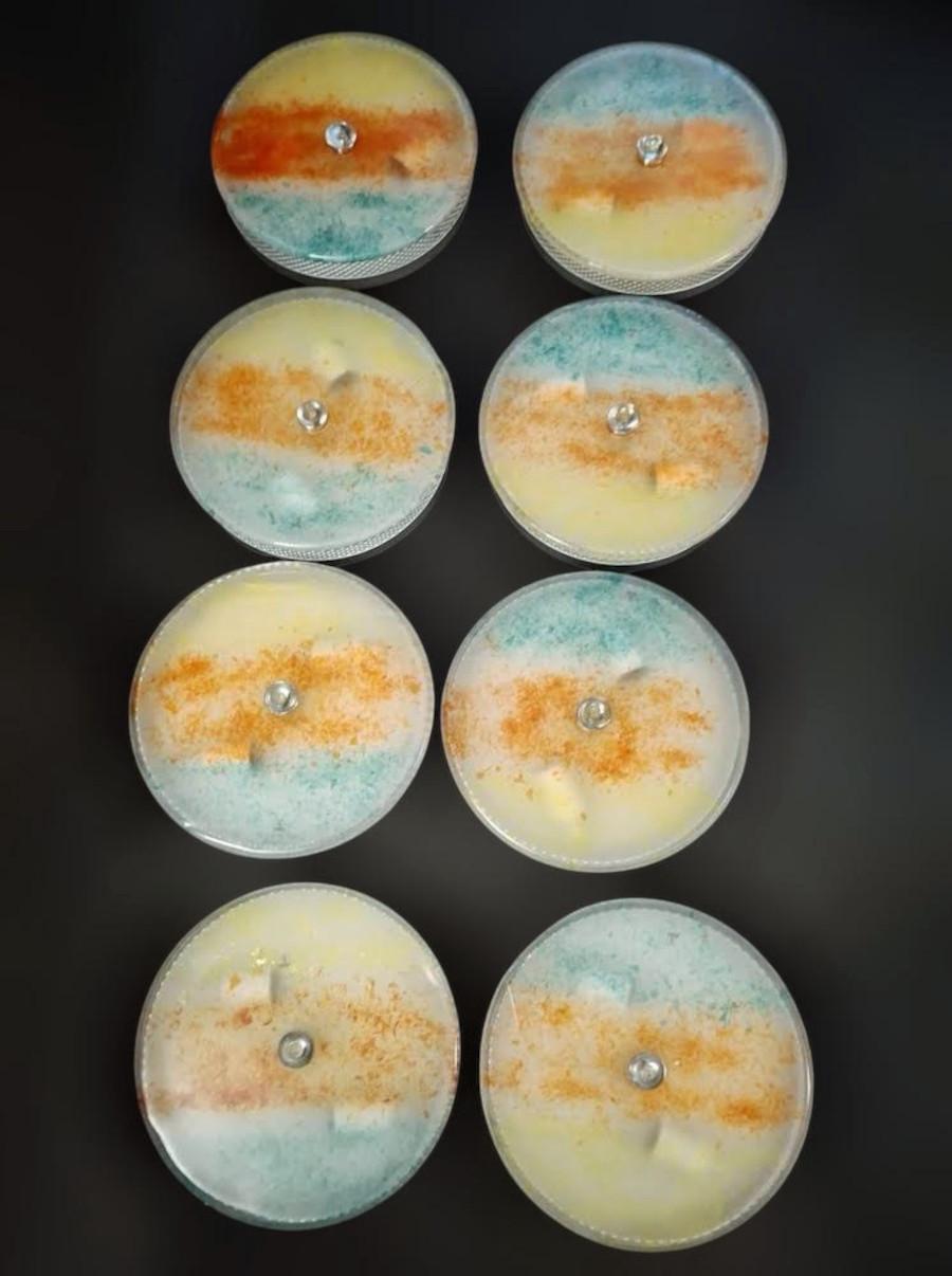Multicolored Murano Flush Mount, 8 Available For Sale 4