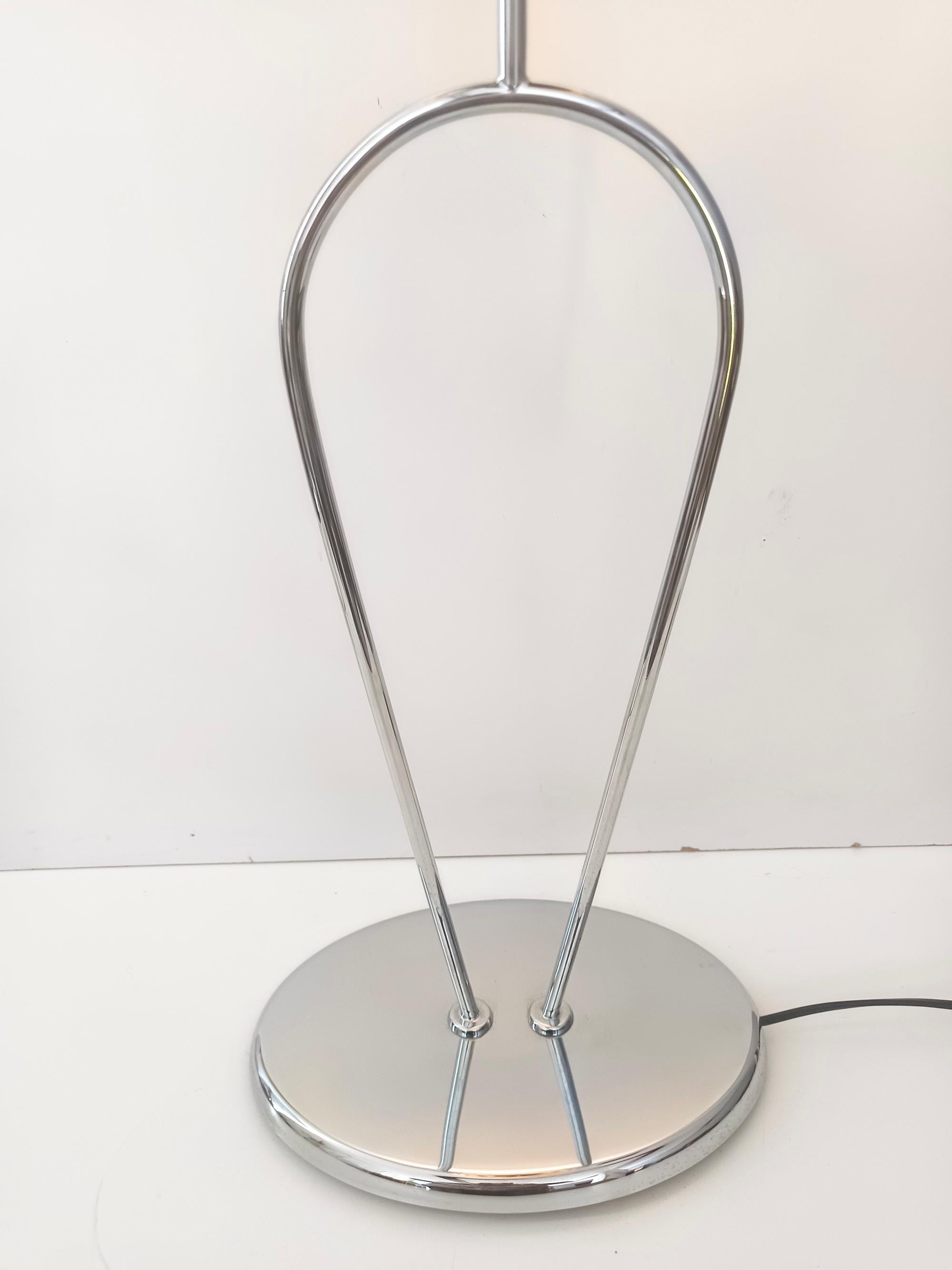 Multicolored Murano Glass Table Lamp by Leucos, Italy 1980s For Sale 3