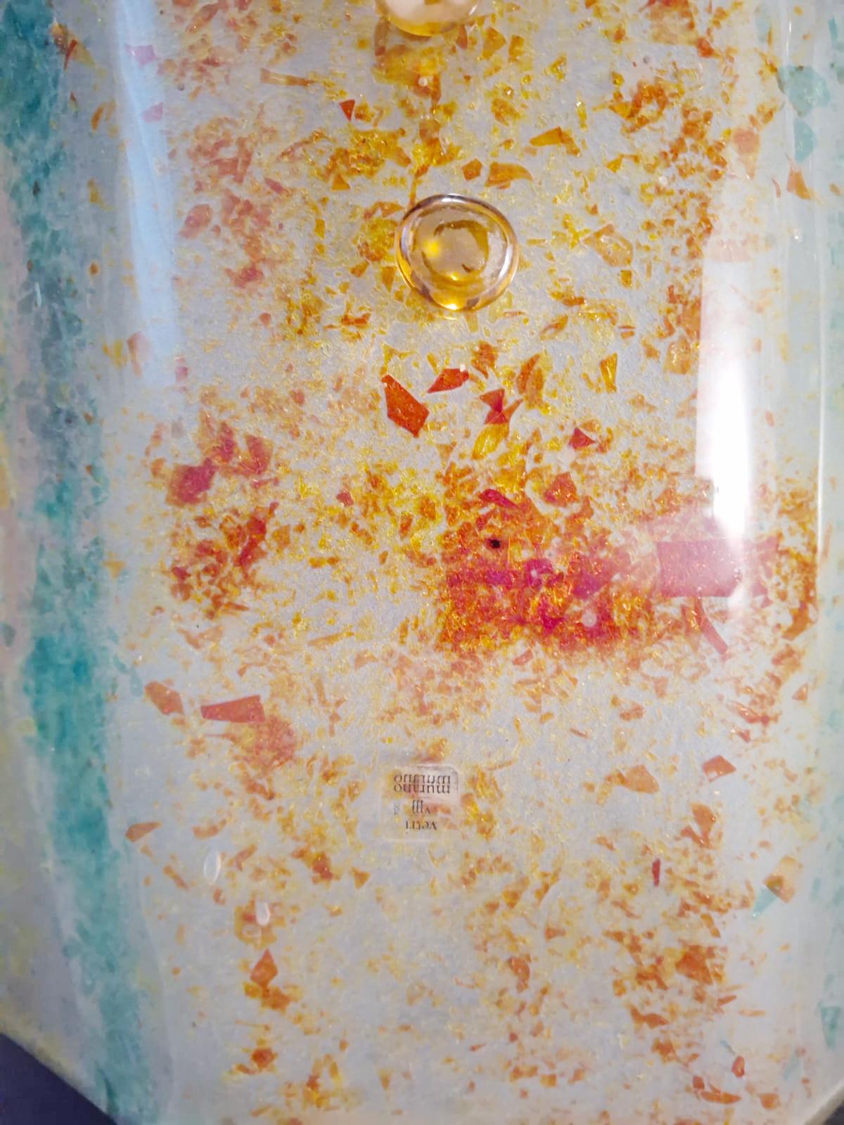 20th Century Multicolored Murano Sconce, 5 Available For Sale