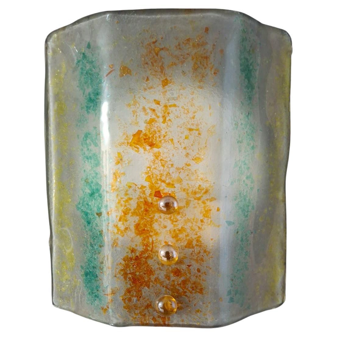 Applique de Murano multicolore, 5 disponibles