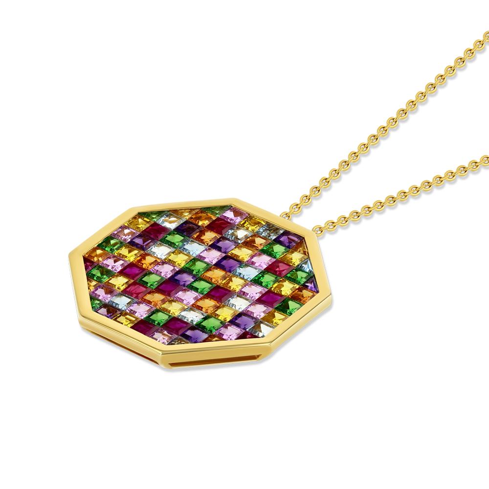Multicolored Necklace In New Condition For Sale In Aspen, CO