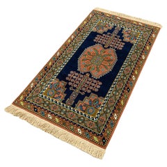 Mehrfarbiger handgefertigter Teppich in Holland mit Etiketten 3ft x 7ft