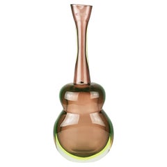 Multicolored Sommerso Glass 1960s Vase by Flavio Poli for Seguso/Eko