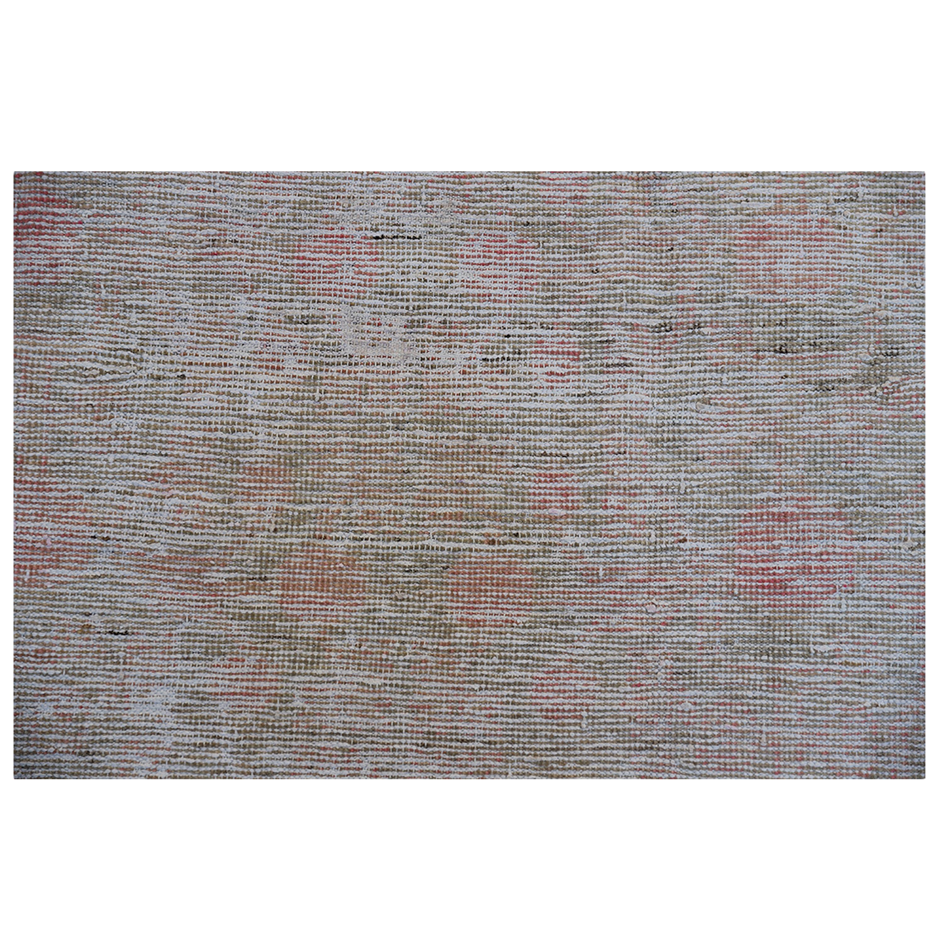 Khotan abc carpet Multicolored Vintage Wool Cotton Blend Rug - 4' x 7'2