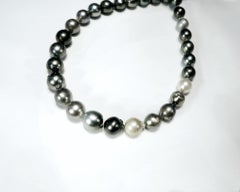 Multicolour Baroque Tahitian South Sea Pearl Necklace