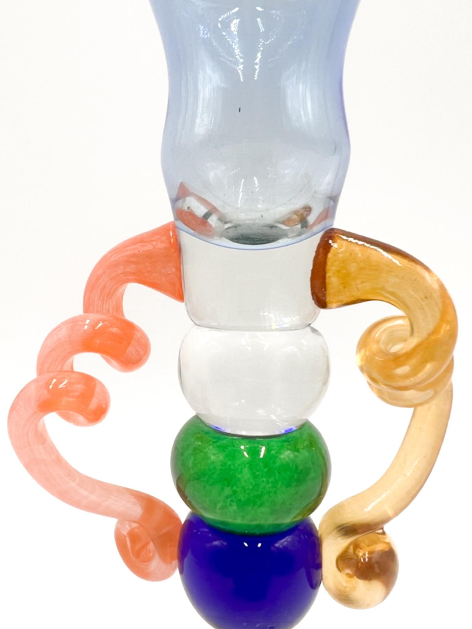 Mid-20th Century Multicolour Collection Glass in Bohemian Crystal from the 1950s