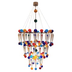 Multicolour Copacabana Murano Glass Chandelier by La Murrina, Italy, 1970s