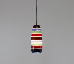 Multicolour glass pendant by Massimo Vignelli for Venini, 1950s