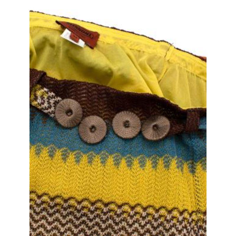Multicolour knitted skirt 1