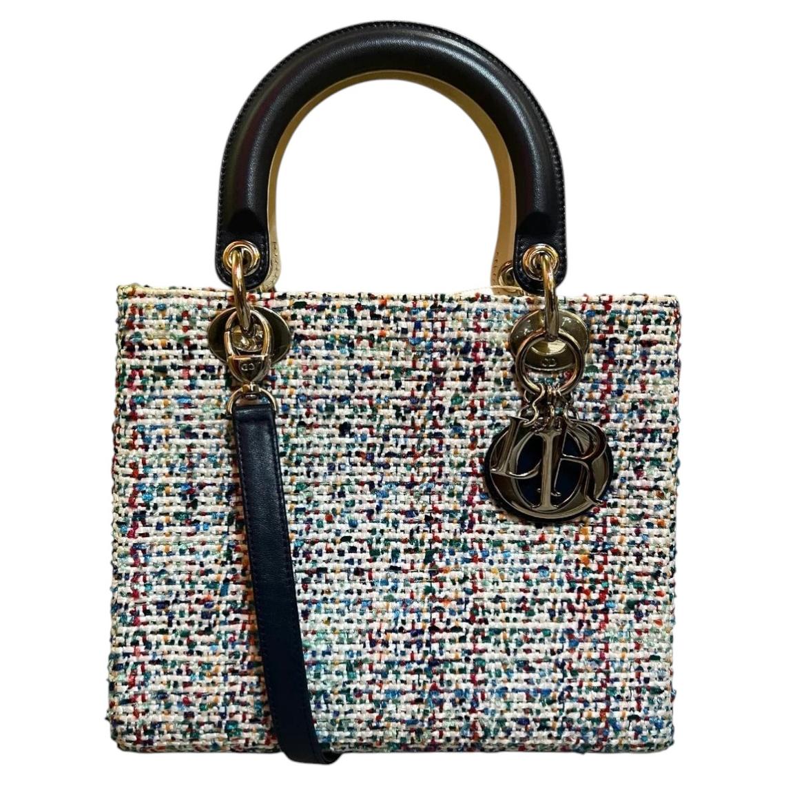 How do you attach a Lady Dior bag strap?