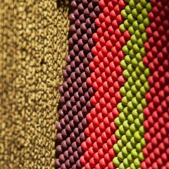 Contemporary Tapestry Wall Panel Embroidery Multicolour Uno