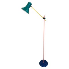 Multicoloured 1980s Italian Floor Lamp