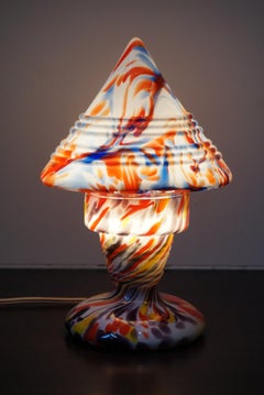 Multicoloured Fratelli Toso Millefiori Lamp, Murano, circa 1910