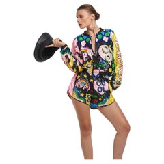 Multicoloured full sequins bomber jacket NWOT