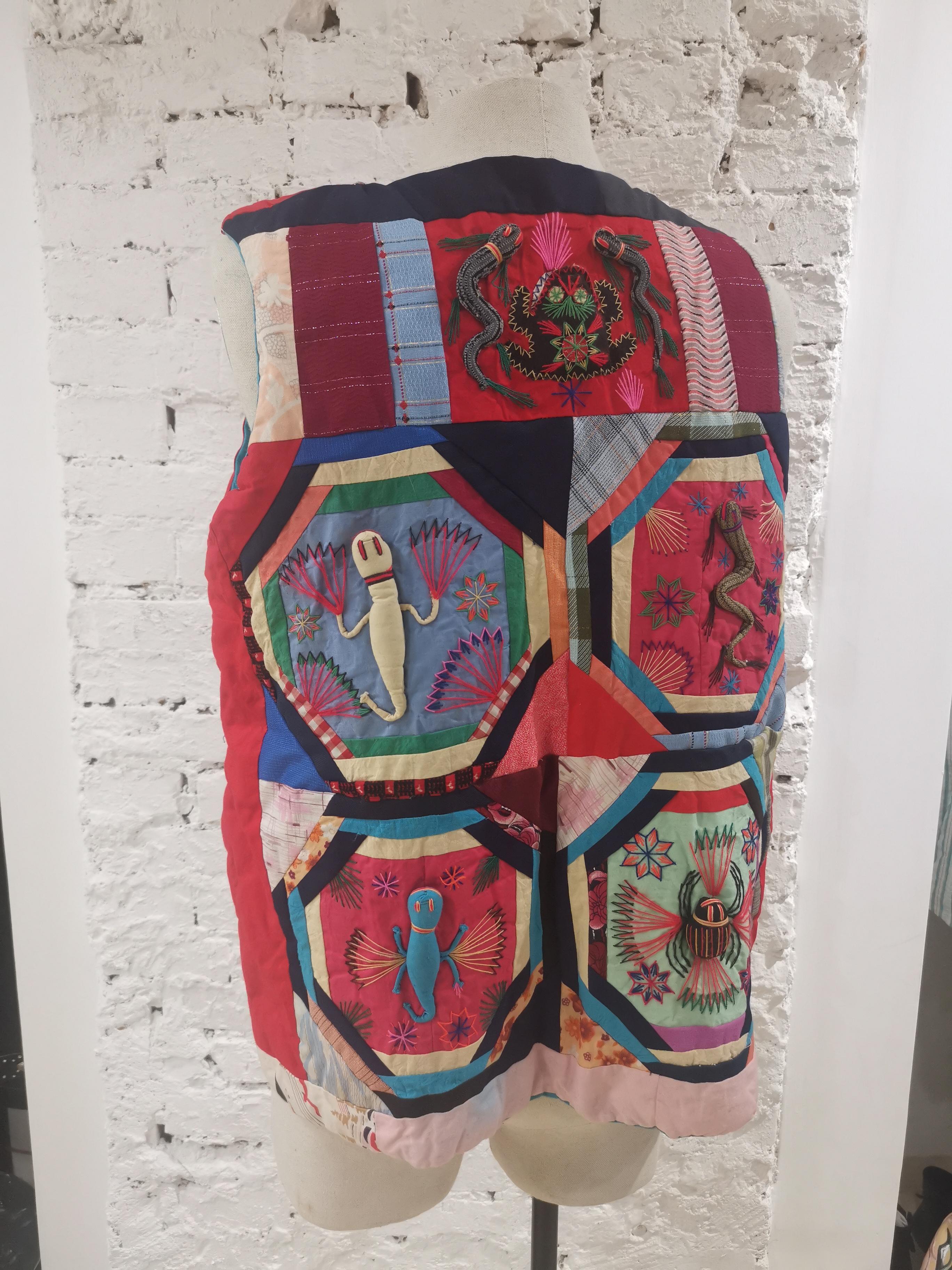 Women's or Men's Multicoloured vintage vest