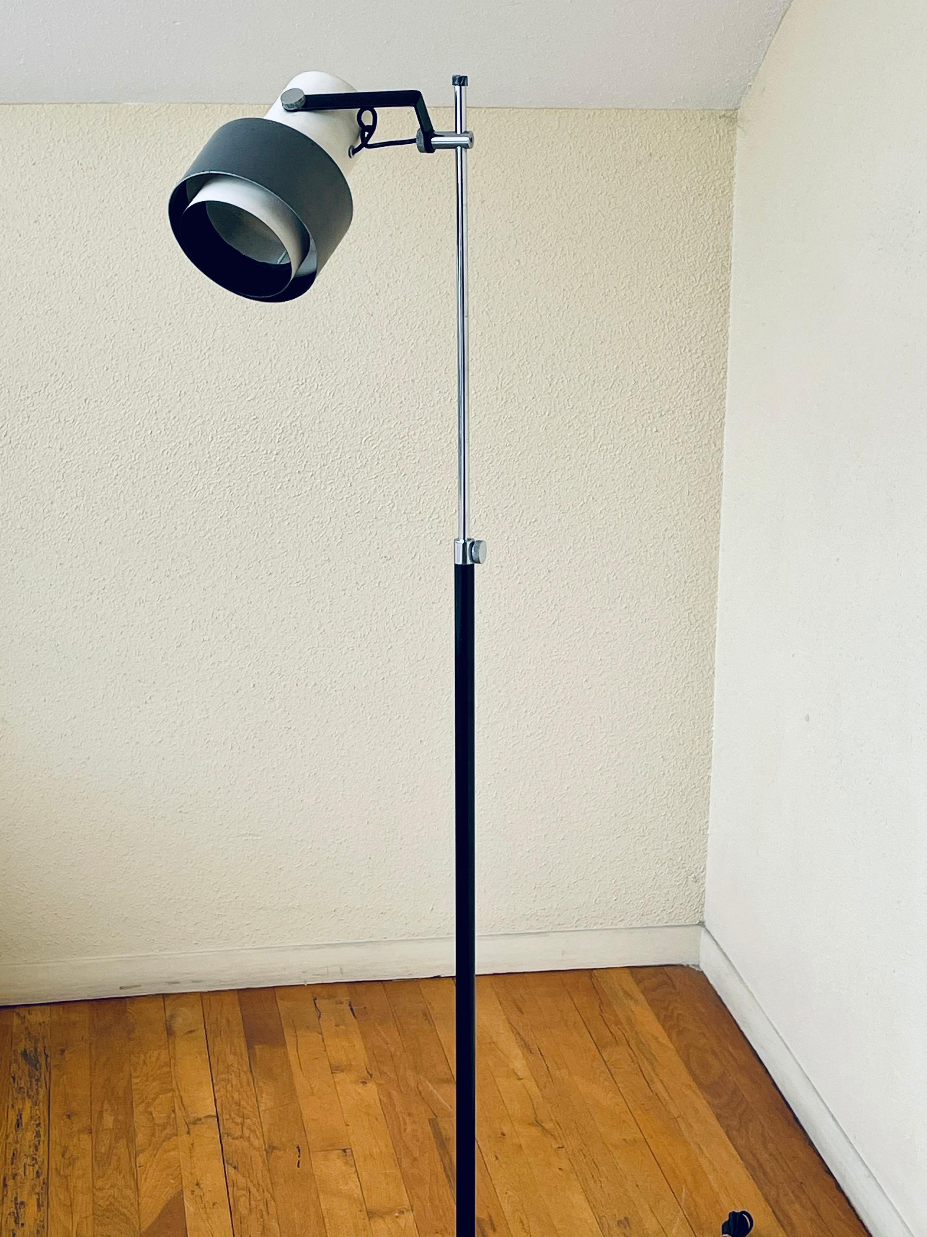 Space Age Multidirectional Floor Lamp by Arteluce with Marble Base