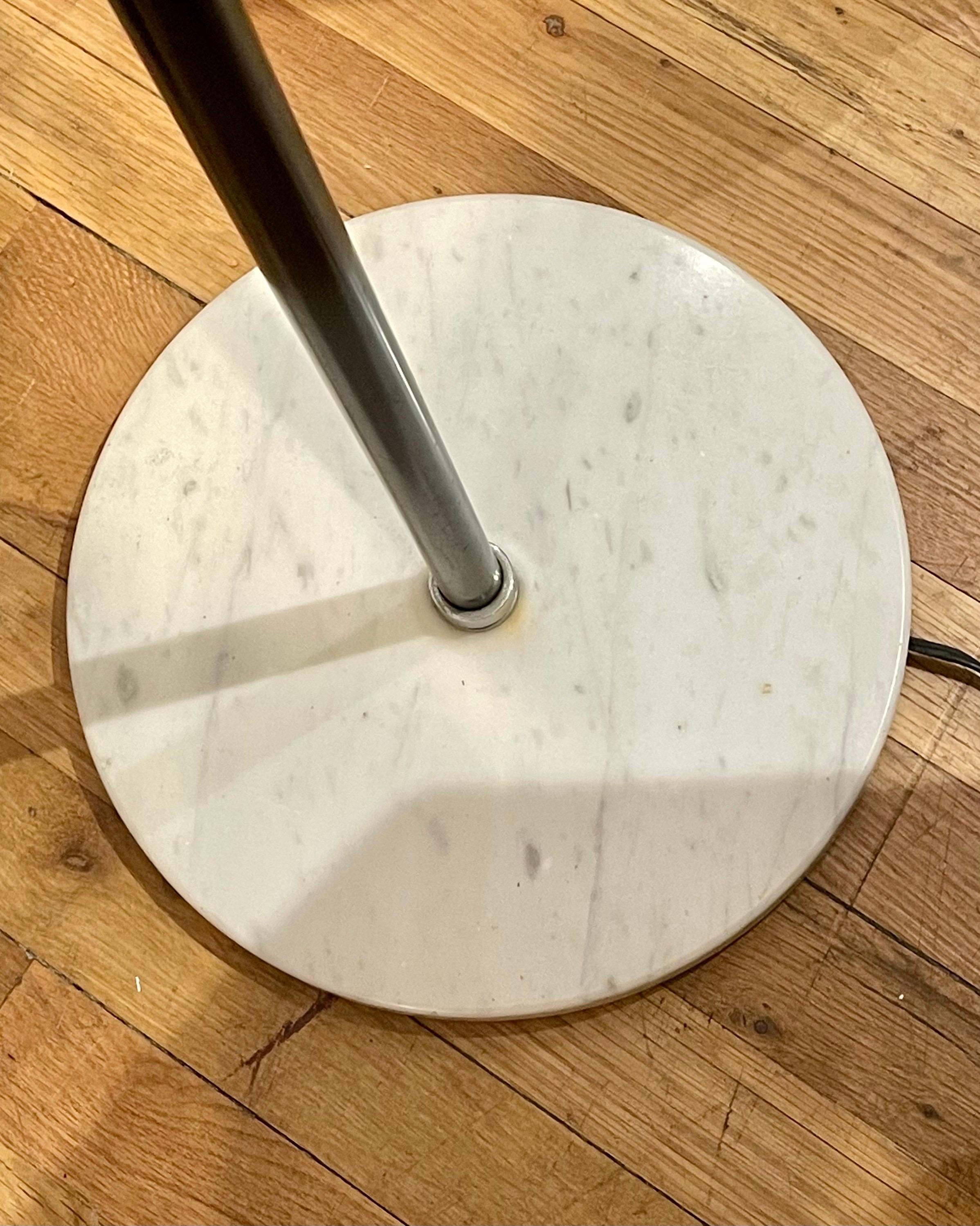 Italian Multidirectional Floor Lamp by Arteluce with Marble Base