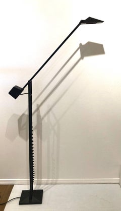Multidirectional Postmodern Memphis Era Tall Italian Floor Lamp by Artup