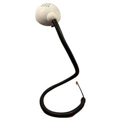 Multidirectional Postmodern Snake Table Lamp Memphis Era