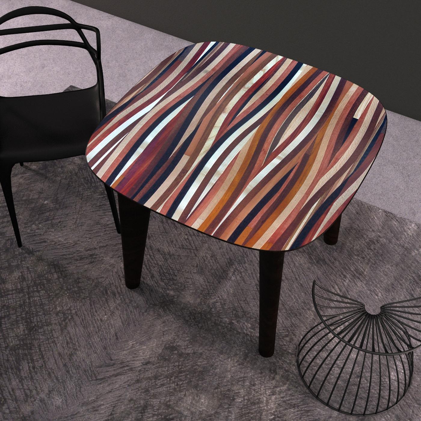 Italian Multiessenza Square Table by Gabriele E. M. D'Angelo