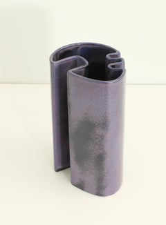 Multifaced Ceramic Vase by Angelo Mangiarotti for Brambilla